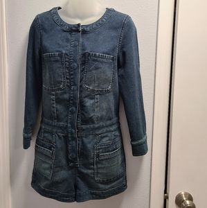 Free people denim romper